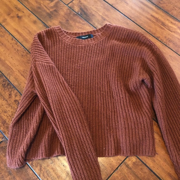 Forever 21 Sweaters - FOREVER 21 BURNT ORANGE SWEATER